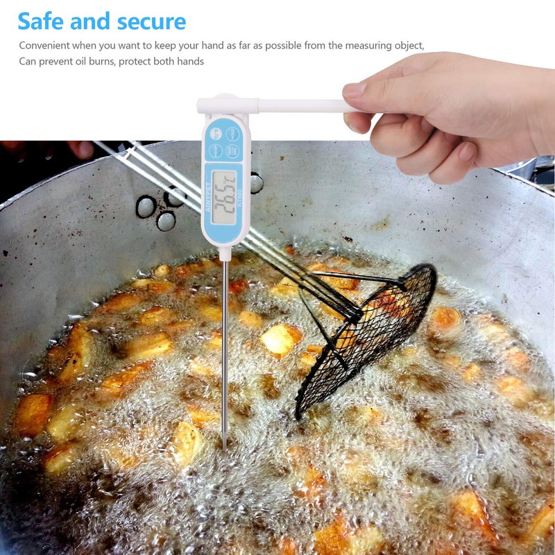 IPx7 Waterproof Digital Meat Thermometer, GXSTWU Instant Read Food Thermometer
