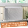 HOXHA Indoor Air Conditioner Cover for Window Units,Double Insulation Anti-Rust