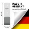 ABSINA Stainless Steel Type 2 Wall Mount Including Mounting Accessories