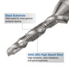sourcing map Combination Drill and Tap Bit, Metric M3 x