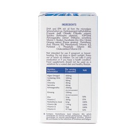 Grass & Co PRIME Sea Greens Algae Omega-3 for Women 30 Vegan Capsules