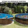 Waterproof Winter Pool Cover, Multifunctional Round Tarp for Above Ground