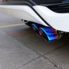 idain 2.5 inch Inlet Dual Exhaust Tip Stainless Steel Polished