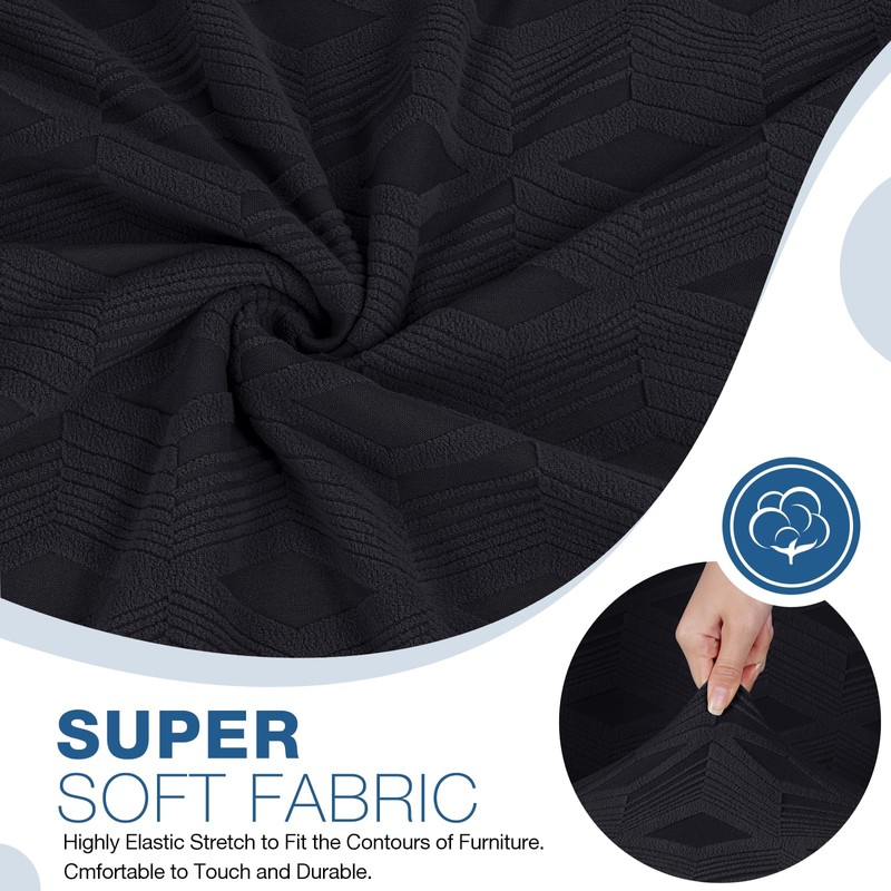 TAOCOCO Recliner Sofa Covers Stretch Reclining Couch Cover, Jacquard Recliner