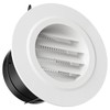 Hon&Guan 3 in Soffit Exhaust Vent, Dryer Vent Cover Round