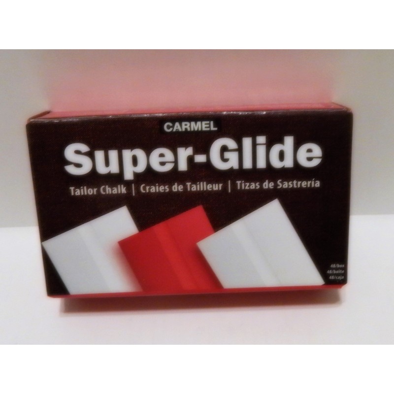 Carmel Super-Glide Tailors' Chalk Yellow Color, 48 pcs