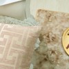 YunJeude Cushion Cover Chenille Fabric Geometric Pattern Monogram Pattern Stylish