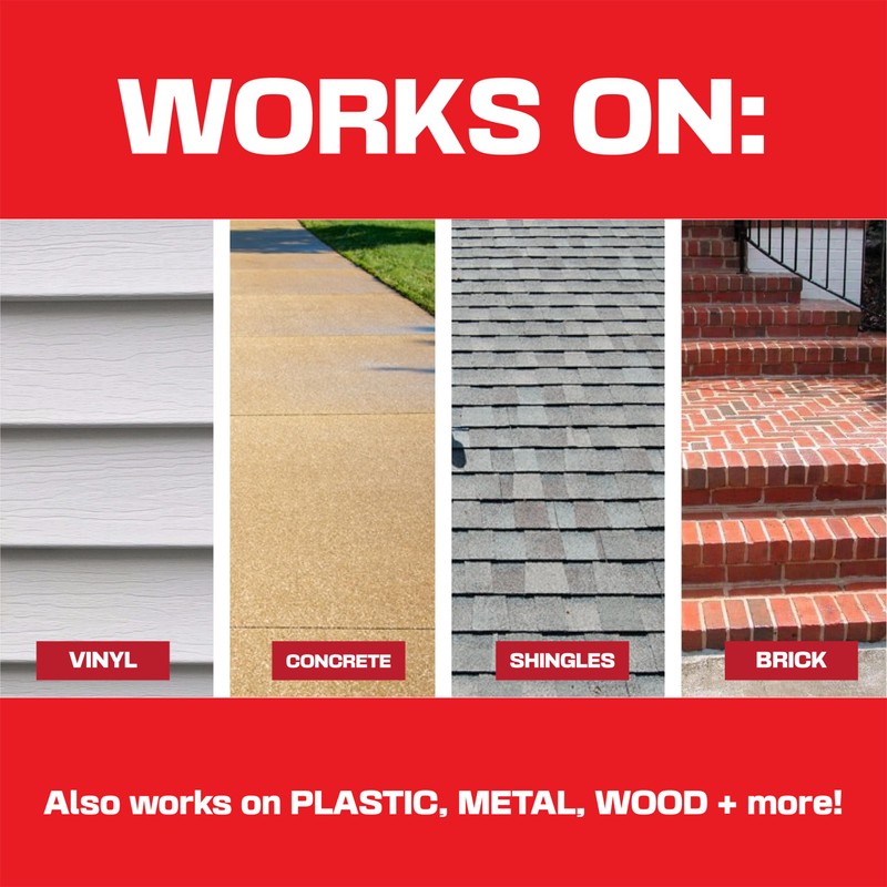 PressureTek Simple Cherry: Multi-Surface House Wash Cleaner for Vinyl, Aluminum,