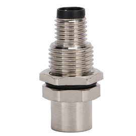 M8‑I4 Brass Industrial Connector Adapter M8 IP67 Waterproof Connector 4pin Plug Adapter