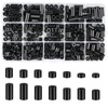 360 Pcs Nylo360 Pcs Nylon Plastic Spacers, Black Nylon BS