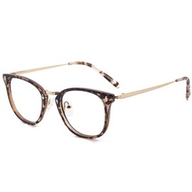 GUDVUE Blue Light Glasses, Computer/Gaming/TV/Phones Glasses for Women/men, Anti Glare/UV400/Eye Strain, Oval Leopard