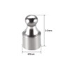 sourcing map Gram Calibration Weight M2 Precision Steel Chrome-Plated for