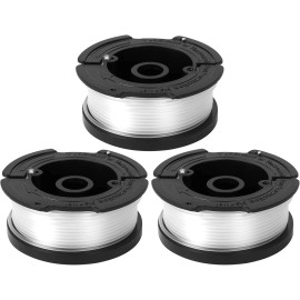 Unbranded 3 Pack AF-100 Weed Eater String Compatible with Black Decker Wacker String Trimm