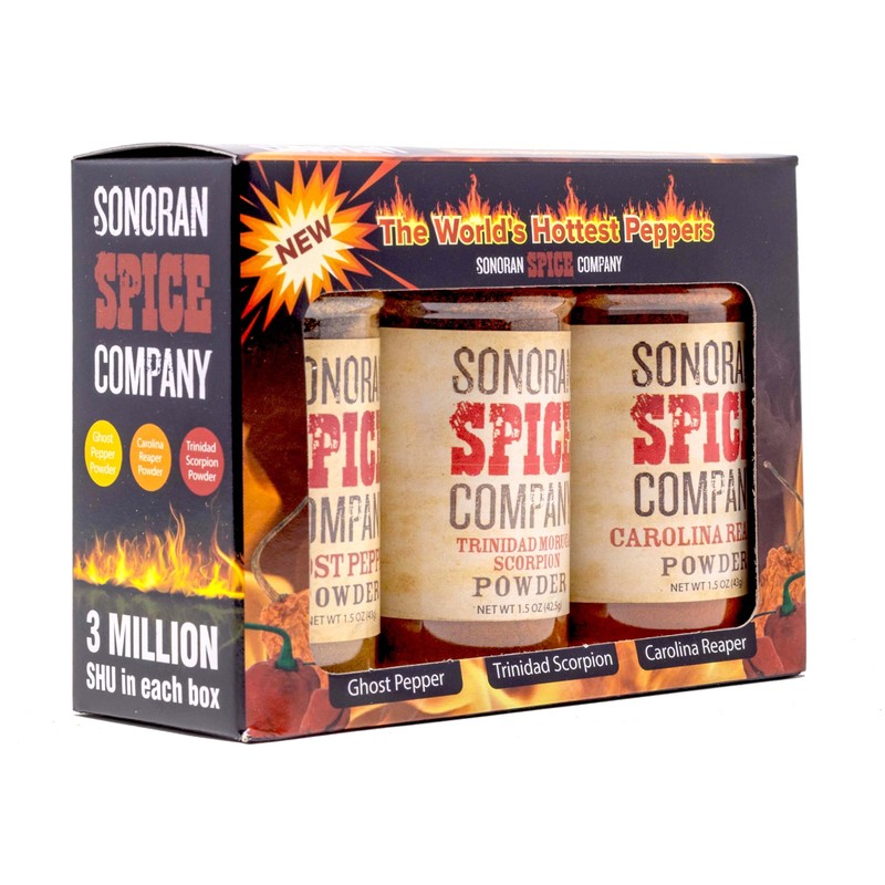 Sonoran Spice Carolina Reaper, Trinidad Scorpion, Ghost Pepper 1.5 Oz