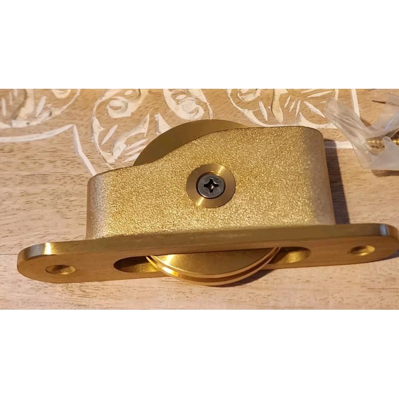 Rockwell Solid Brass Sash Pulley 2-7/8"