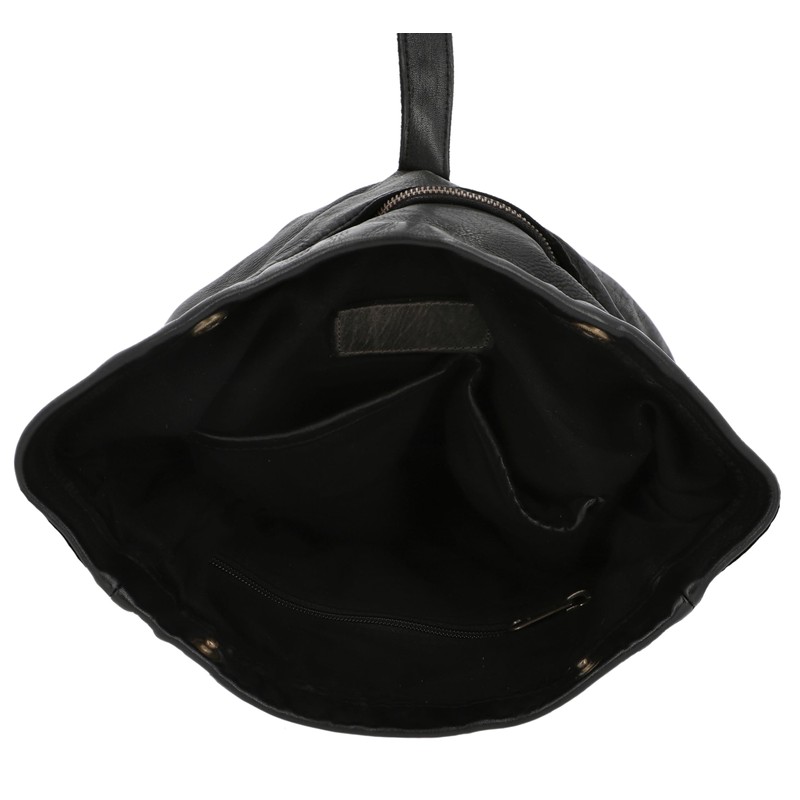 Gusti Auna Leather Shoulder Bag Black Leather, black