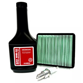 Honda Tune Up Kit for GC/GCV Engines - Includes Air Filter, Spark Plug & Oil