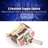 Toggle Switch, 5 Pieces On-Off-On Toggle Switch, 3 Position 3