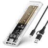 AXFEE NVME Enclosure M.2, M2 Adapter 10Gbps USB3.1 Gen2, NVME
