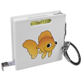 'Goofy Goldfish' Keyring Tape Measure/Spirit Level Tool (KM00041699)