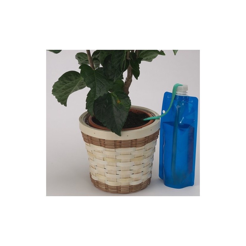 マルハチ産業 自動給水器 留守番くん 480ml ブルー