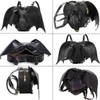 AlwaySky Women's Backpack Novelty Bat Wings Daypack Gothic Purse Punk