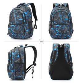 rickyh style Lightweight Elementary School Bag Durable School Bag Backpack Student Kids School Bag Waterproof