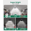 Craftersmark Motion Sensor Garage Light, 25000LM 250W Garage Ceiling Led