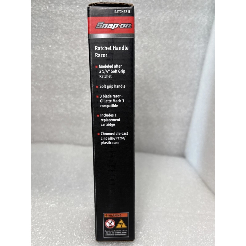 Snap-on SNAP ON Tools Razor Soft Grip RED Ratchet Handle