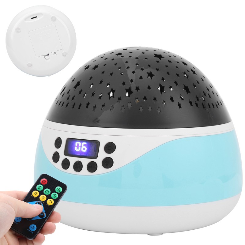 Remote Control Night Light LED Digital Display Night Light Projector