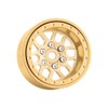 TCRC 4PCS Brass Deep Dish 1.0 Inch Beadlock Wheels Hubs
