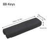 Digital Piano Keyboard Dust Cover Waterproof Dustproof Musical Instrument AccessoriesBlack
