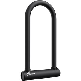 Sportneer Bike U Lock - 18mm Shackle Heavy Duty Anti Theft Bike Locks with 3 Keys - Bicycle U-Locks with Sturdy Mounting Bracket for Road, Mountain, Electric & Folding Bike, Size 11.5''x6.25''