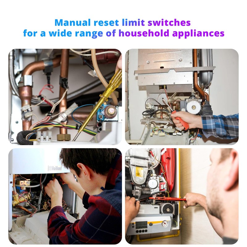 Limit Switch 36tx16 Manual Reset Thermostat Universal for Furnace (Cut