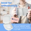 1 Piece White Breathable Plastic Braces Storage Box