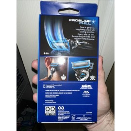 Gillette Set of (2) Gillette ProGlide Chill Men’s 1 Razor Handle + 2 Blade Refills
