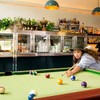 Pool Cue Holder,2 Cue Portable Pool Stick Holder for Table,Portable