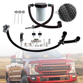 Upgraded braided tube CP4 Disaster Prevention Kit for Ford Super Duty 2011-2022 | 6.7L Powerstroke Diesel | Includes Installation Instructions | Compatible Replacement for CP4-6.7F-BP-G2.1 & 7031190