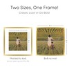 Homeforia 8x8 Picture Frames Gold, High-End Metal Square 8 x