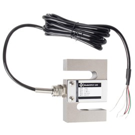 Heemab (0~100KG) S-Type Pull Pressure Compression and Tension Sensor, M12x1.75 Stainless Steel Force Pressure Testing Load Cell Sensor, Industrial High-Precision Force Sensor, DYLY-103, 5~15V