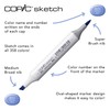 Copic Sketch Coloured Marker Pen - Set of 6 Secondary