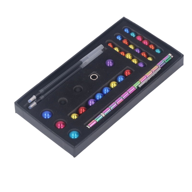 Magnetic Pen Decompression Magnetic Metal Pen Multifunctional Freely Combined Relieving