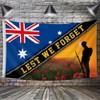 Australian Lest We Forget Flag 3X5FT Australia Anzac Day Flag