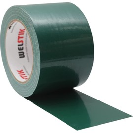 WELSTIK Professional Grade Duct Tape, Waterproof Duct Cloth Fabric,Colored Gaffer Tape for Repairs, DIY, Crafts, Indoor Outdoor Use,75mm X 41M, 7.5 Mil Thick,Dark Green