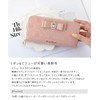SecretDoor Women's Long Wallet, Cute, Ribbon, Bijou, Gold Zipper, Thin,