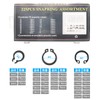 Snap Ring, C Clip, 225 Pieces, 18 Types, M6-M32, C-Shape,