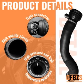 Upgrade Turbo Intercooler Outlet Tube Compatible with 2017-2019 Ford F-250 F-350 Super Duty 6.7L PowerStroke Replace HC3Z-6F073-B