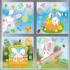Breezy Valley 9 Sheets Easter Window Clings Decorations for Glass