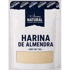 Aroma Natural | Harina de Almendra 1 kg – Bolsa Resellable | Keto · Sin Gluten · Baja en Carbohidratos | Para Repostería, Pancakes y Cocina Saludable