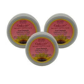 Jane Carter Solution 3 Pack Jane Carter Curls to Go Curl Drench Cleansing Co-Wash 2 oz Travel Size